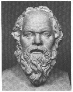 Marble Bust of Socrates, Roman copy of an original from 