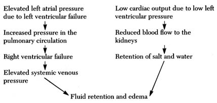 fluid retention and heart failure