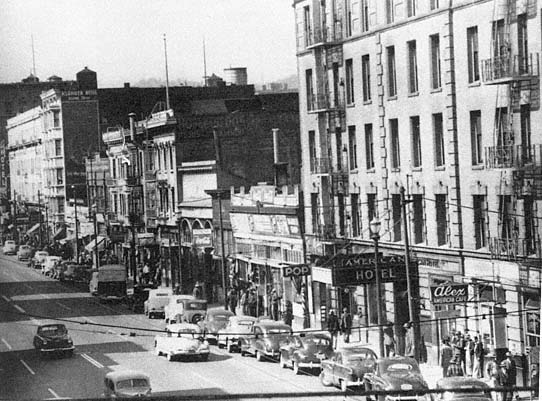 skid row downtown 1960