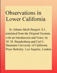 Observations in Lower California