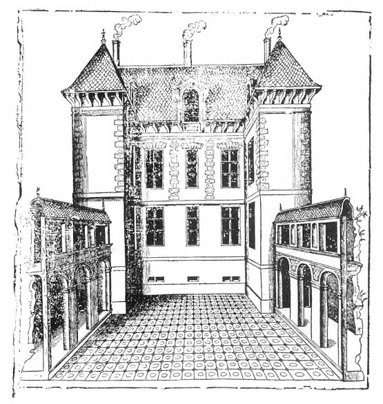 Fontainebleau. Bastiment's plan with its contents, Floor plan of Château de  Fontainebleau in France, Signed: FD; Imp. Lemercier et Cie, A. Lévy (ed.),  Fig. 11, T. 2. 10., Cerceau, Jacques Androuet du (